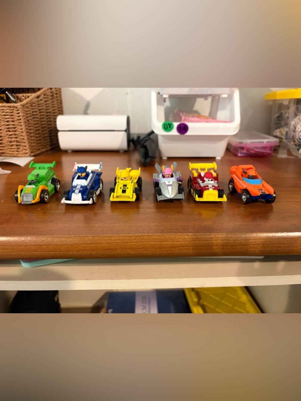 Paw Patrol Set of 6 race cars